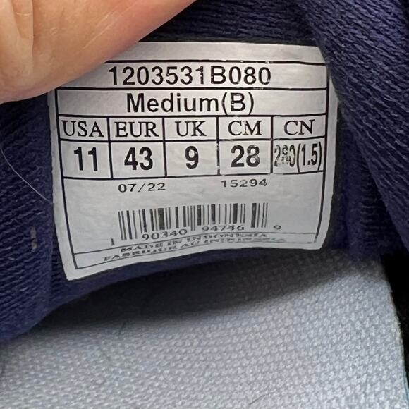 Brooks Shoes Womens 11 Adrenaline GTS 22 Blue Running Sneaker - Picture 9 of 10